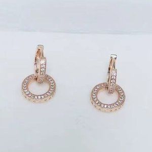 Pandora Sparkling Double Hoop Earrings